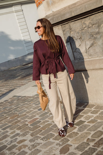 BALLOON TROUSERS BEIGE