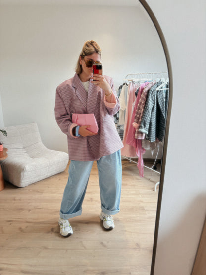 ALIX BLAZER VICHY PINK/BLUE