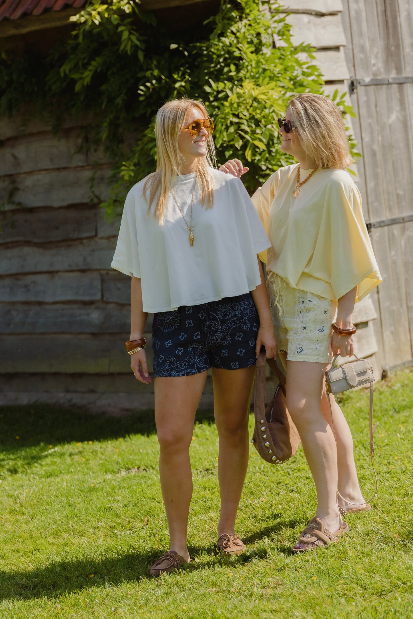BANDANA SHORT BUTTER YELLOW