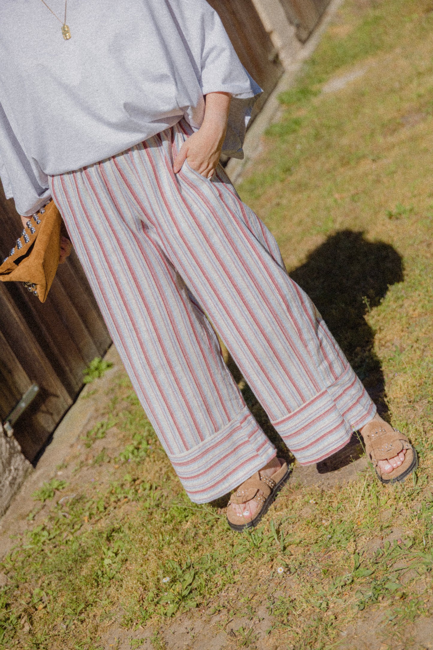 EVI STRIPED TROUSERS