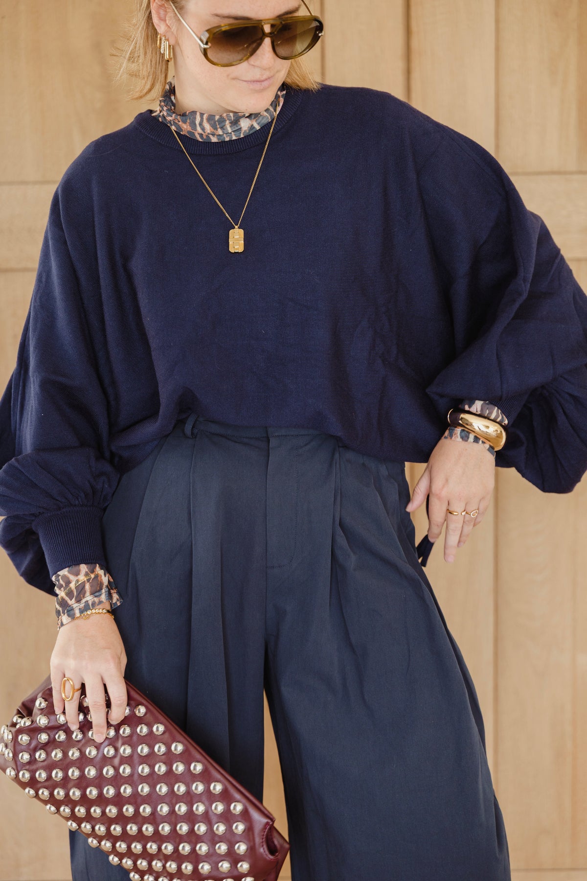 BUTTERFLY KNIT NAVY