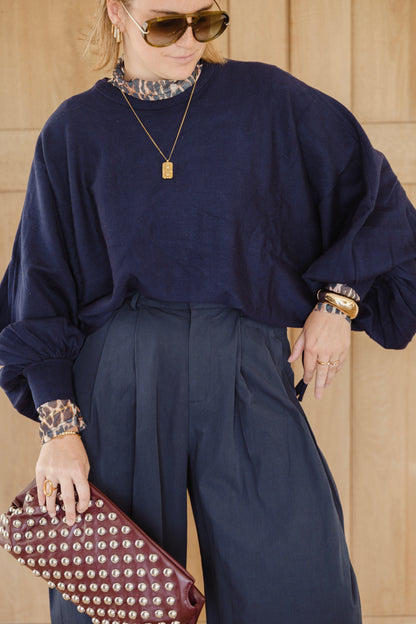 BUTTERFLY KNIT NAVY