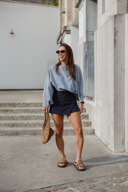 JUNE BLOUSE MARINE