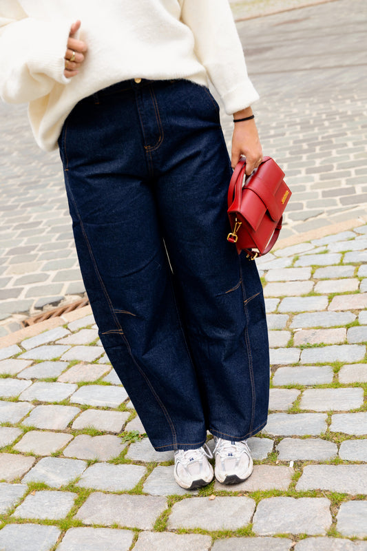 HAZEL BALLOON DARK JEANS