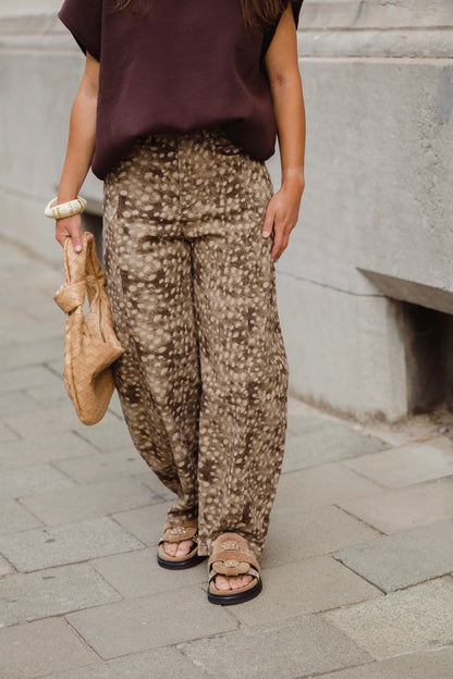BAMBI TROUSERS BROWN