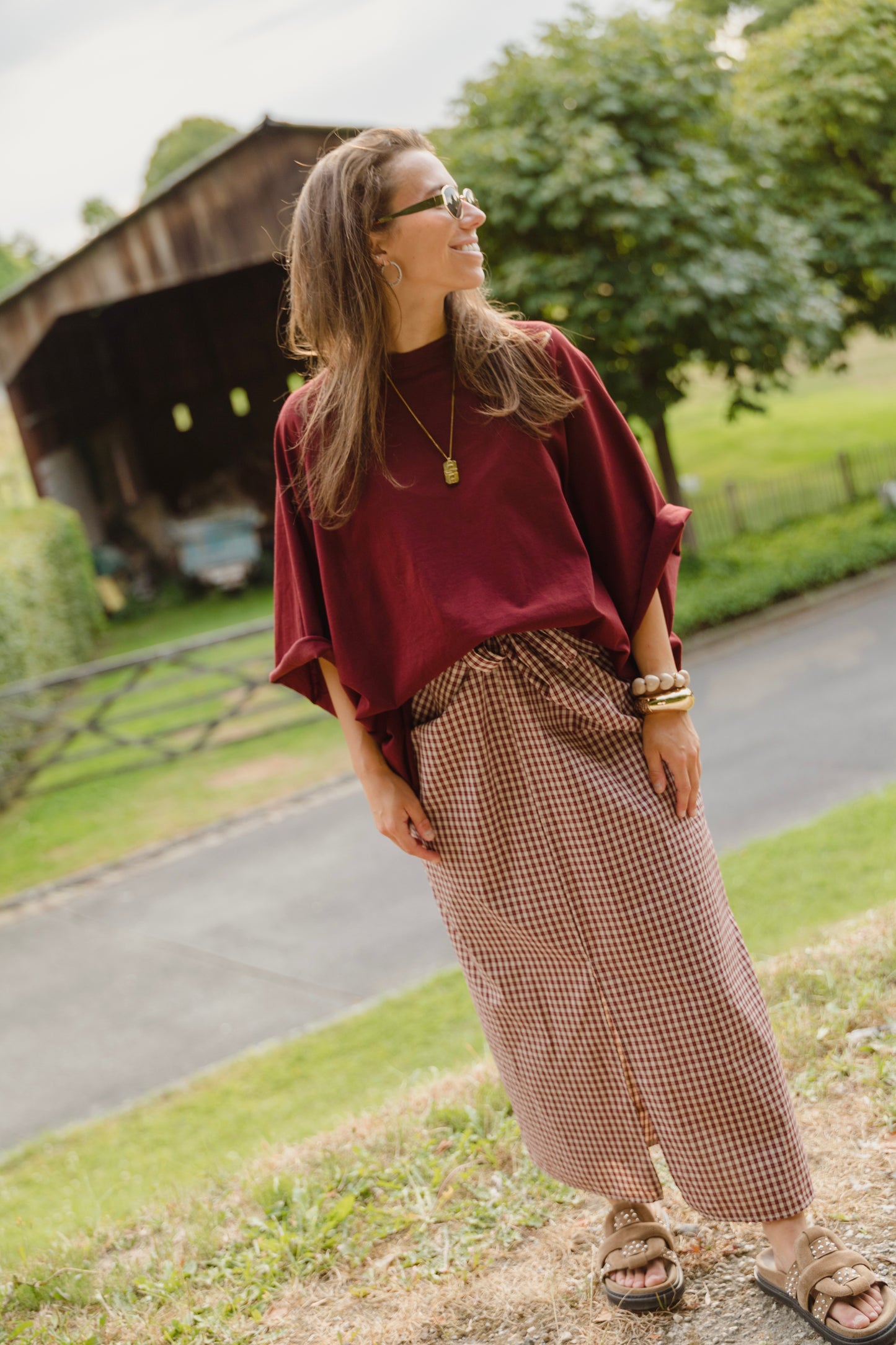 PERFECT BORDEAUX TEE
