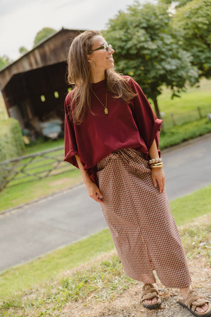 PERFECT BORDEAUX TEE