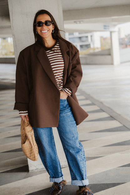 ALIX BLAZER BROWN