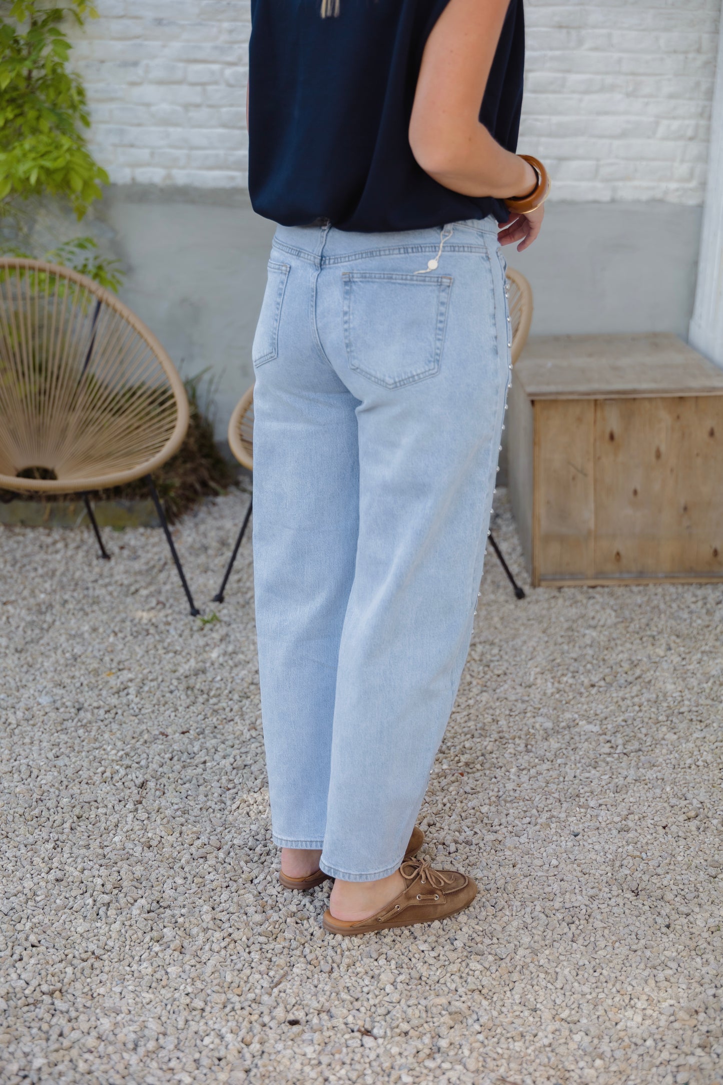 STUD BALLOON JEANS