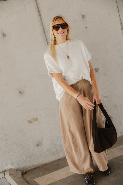 ANNA TROUSERS TAUPE