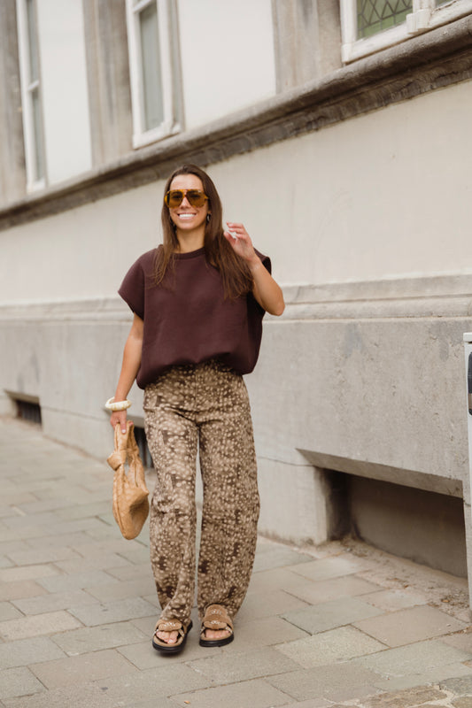 BAMBI TROUSERS BROWN