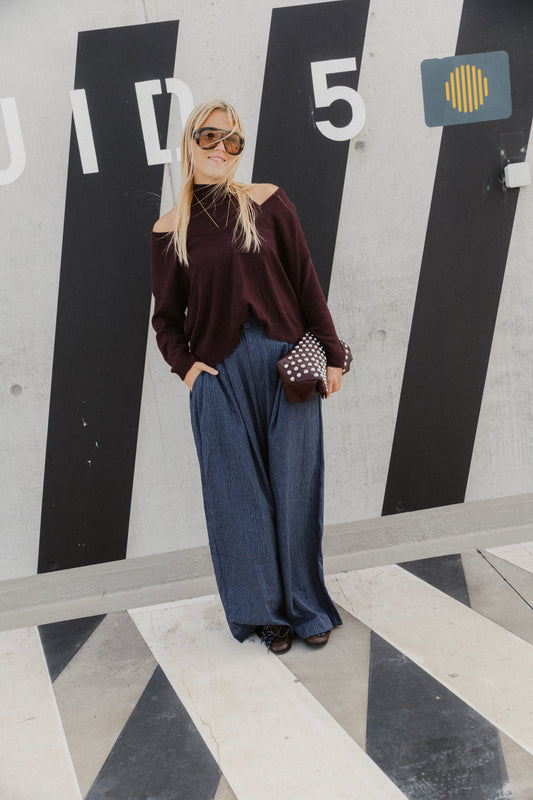 ABBY TROUSERS MARINE