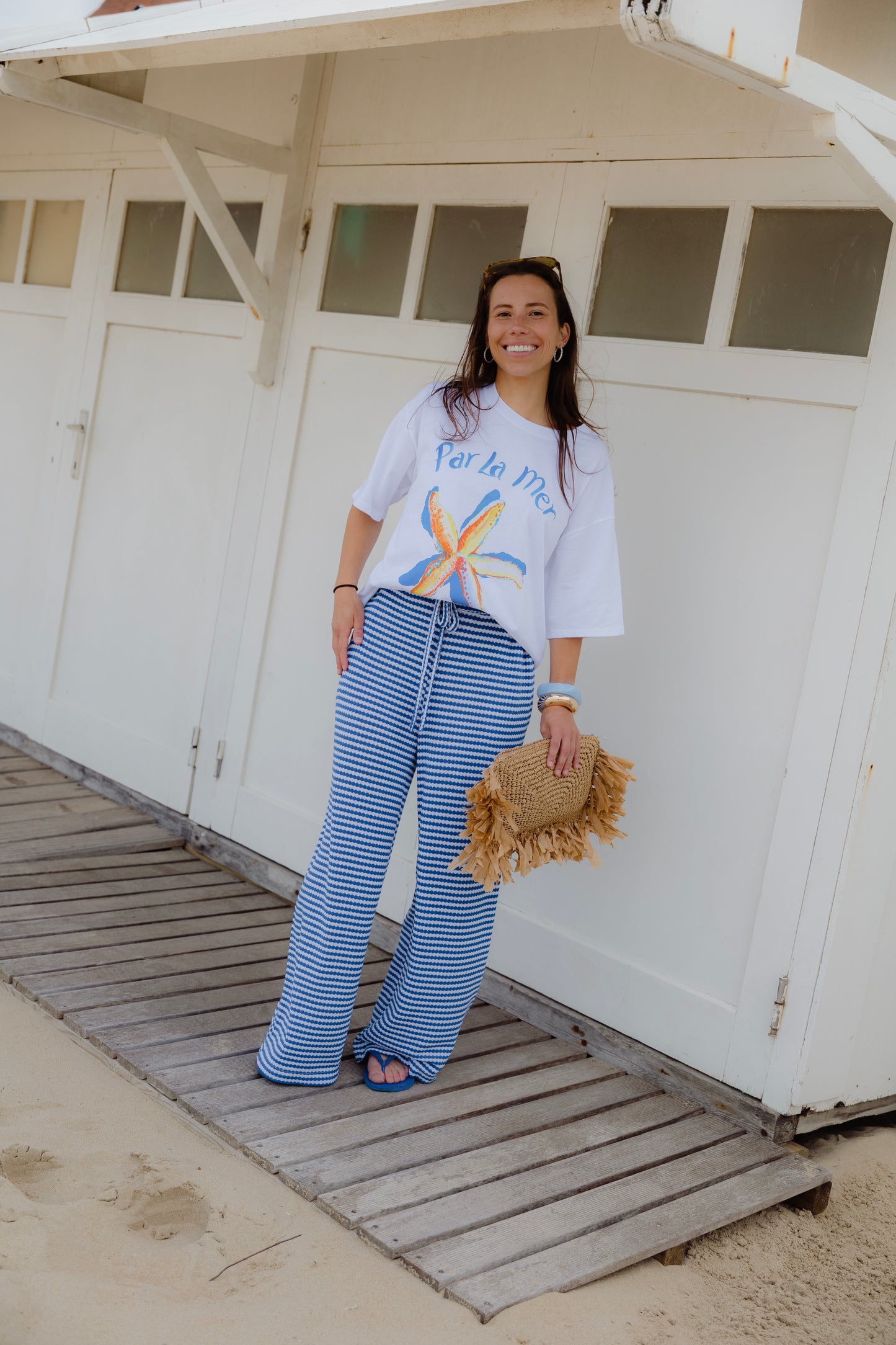 SCOTT STRIPED TROUSERS
