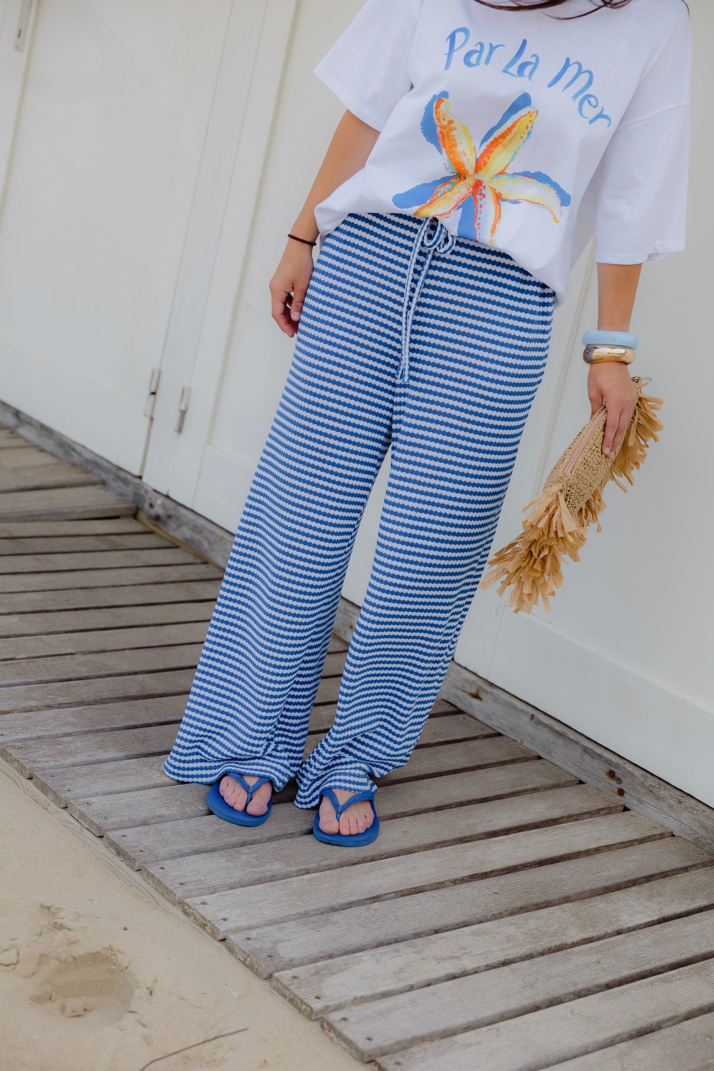 SCOTT STRIPED TROUSERS