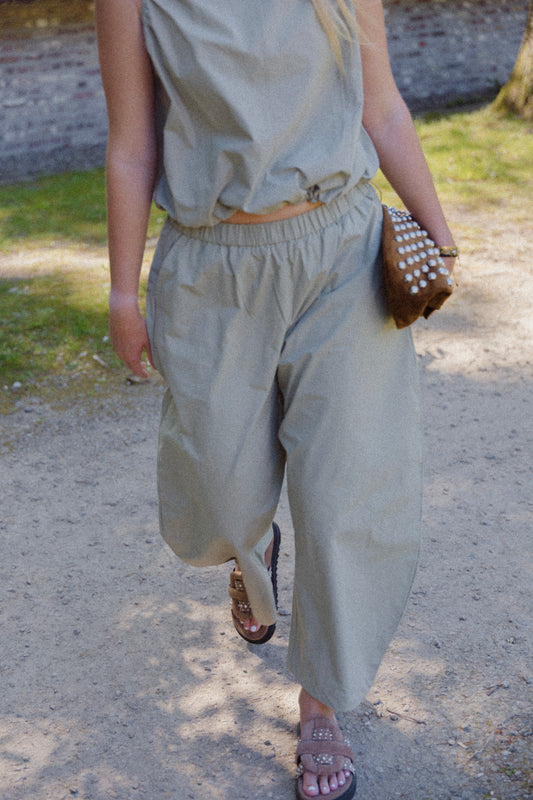 HARPER BALLOON TROUSERS KAKI