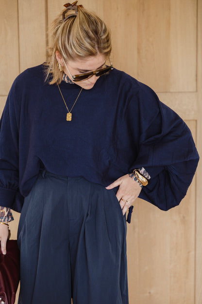 BUTTERFLY KNIT NAVY