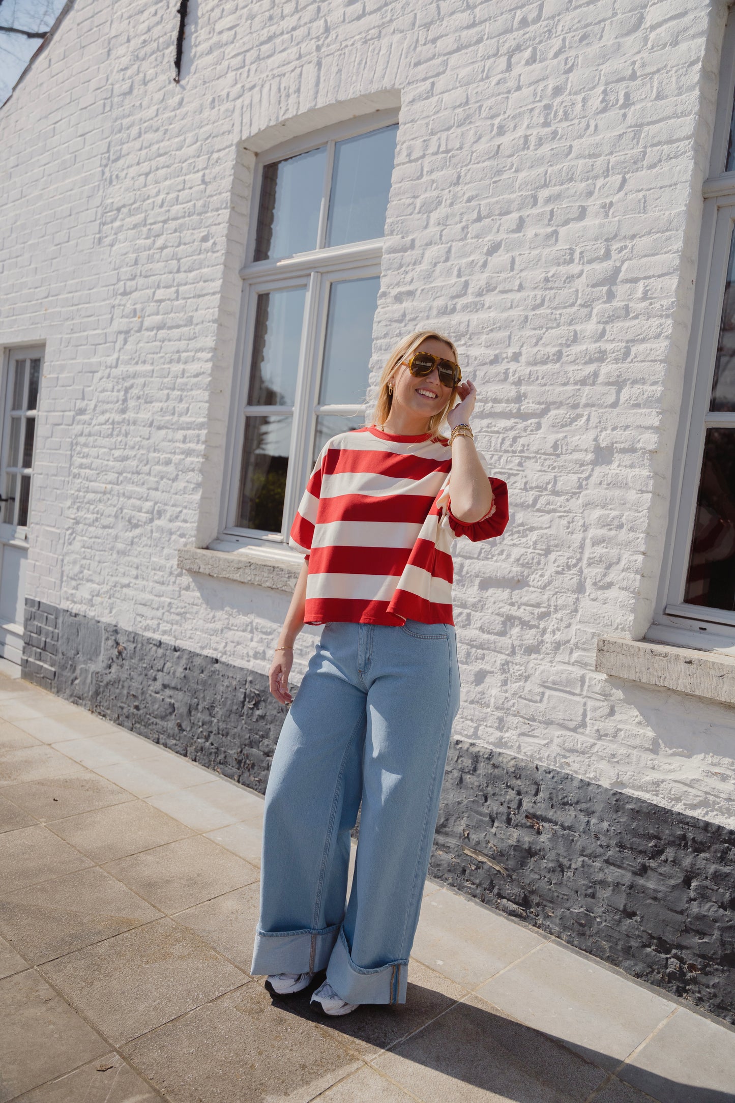 WALLY STRIPED T-SHIRT