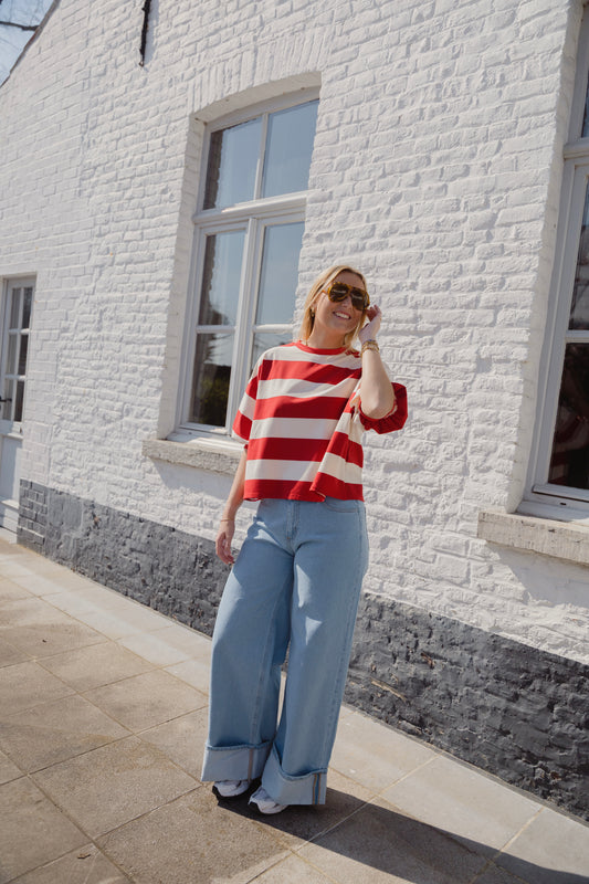 WALLY STRIPED T-SHIRT