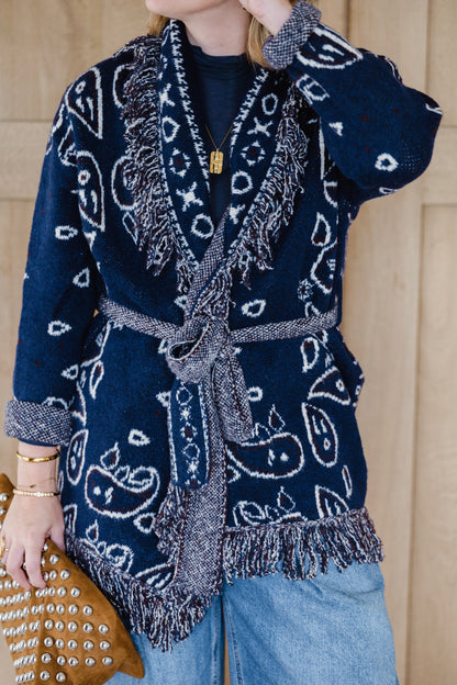 INDIANA CARDIGAN NAVY