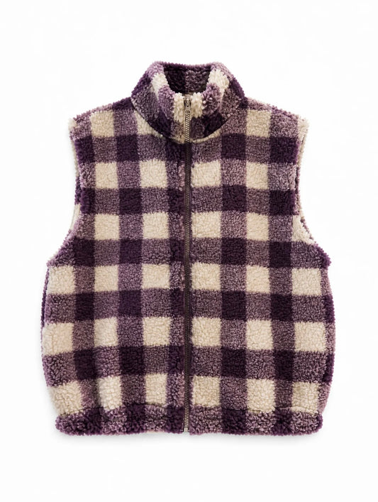 CHECKED BODYWARMER