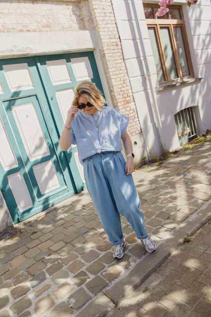ELLIE STRIPED BLOUSE