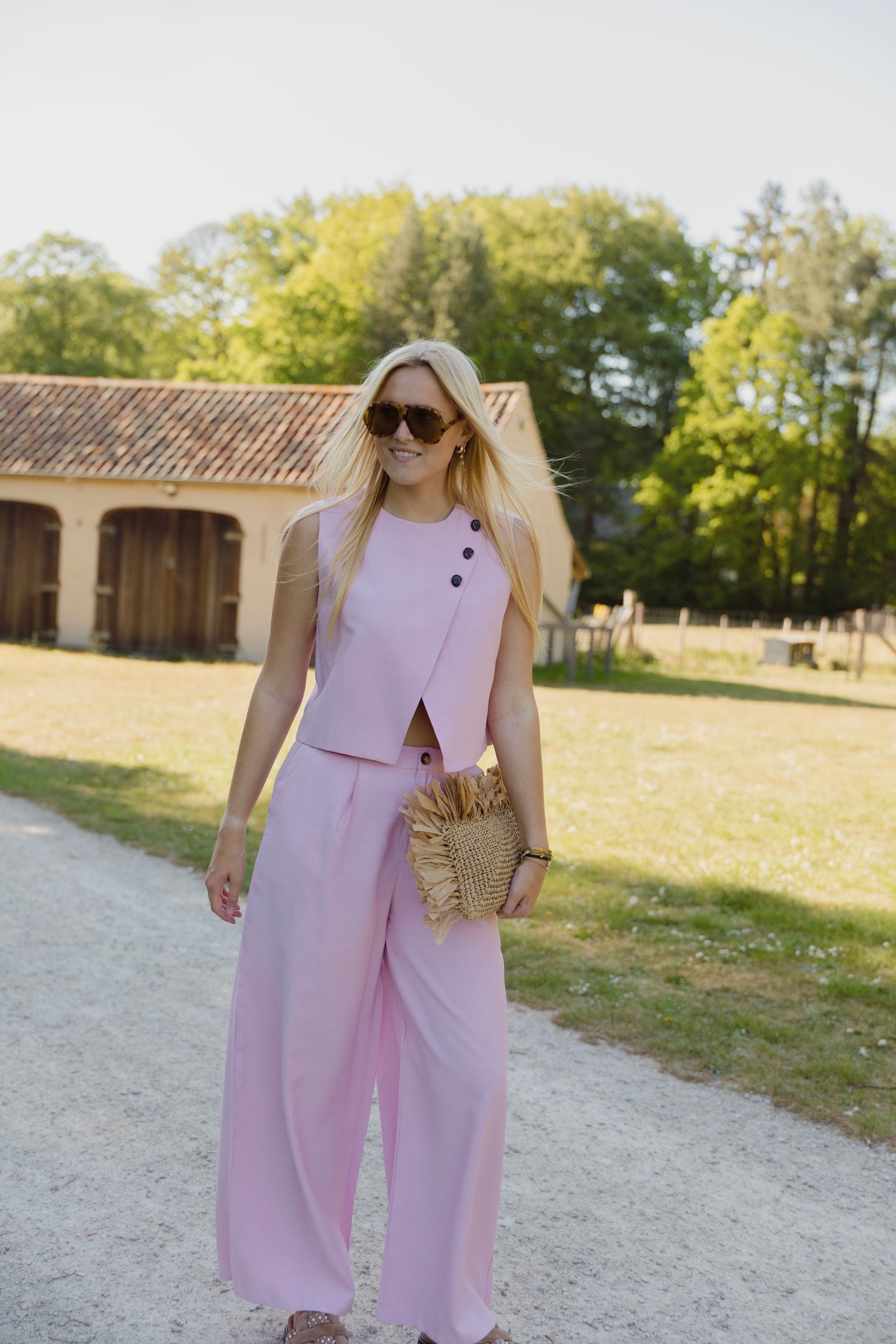 IVY TROUSERS PINK