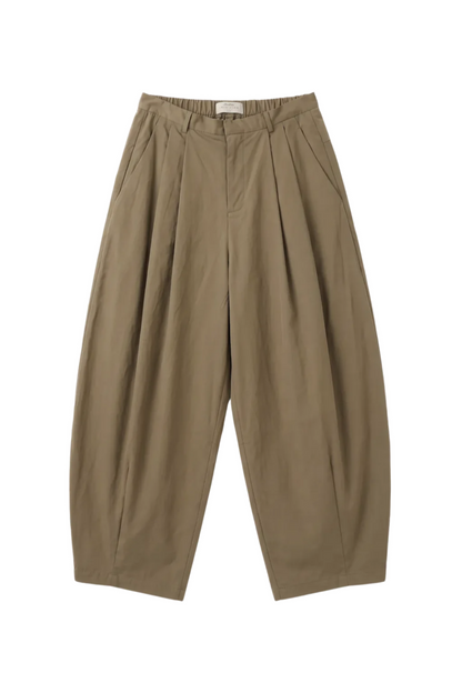 ELLE COTTON TROUSERS KAKI