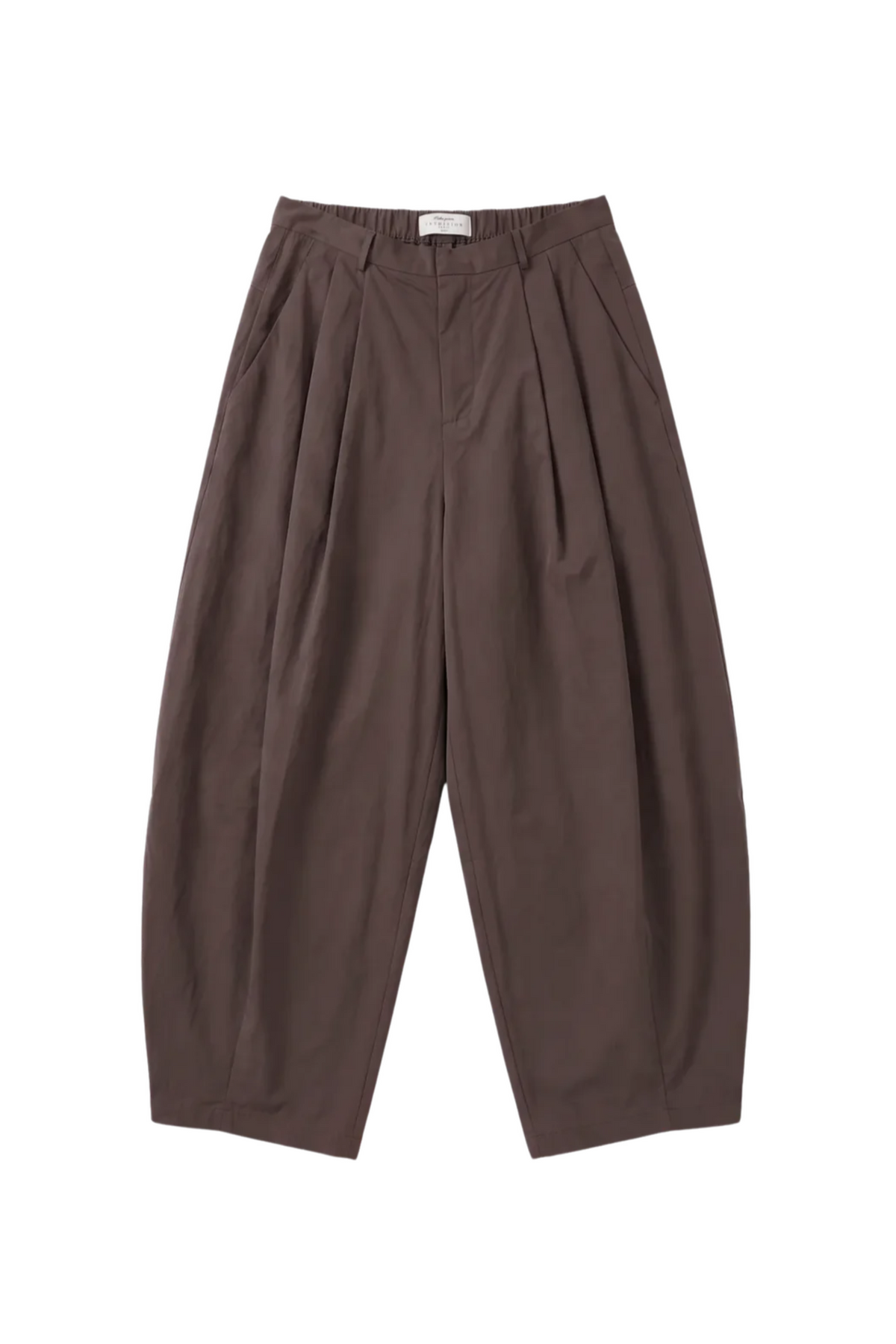 ELLE COTTON TROUSERS CHOCO