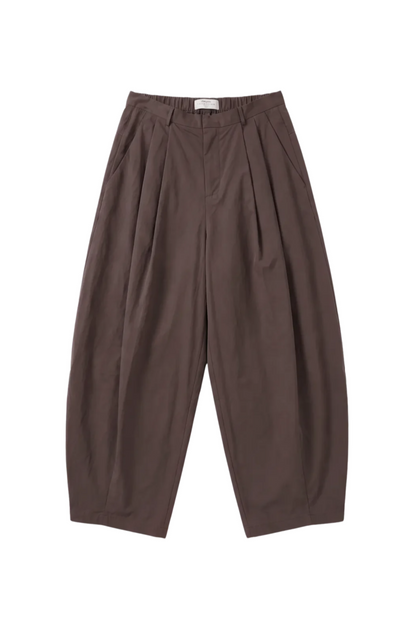 ELLE COTTON TROUSERS CHOCO