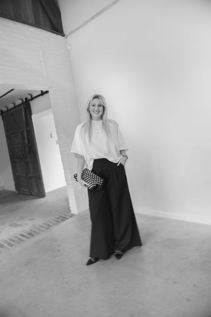 ELLA TROUSERS BURGUNDY