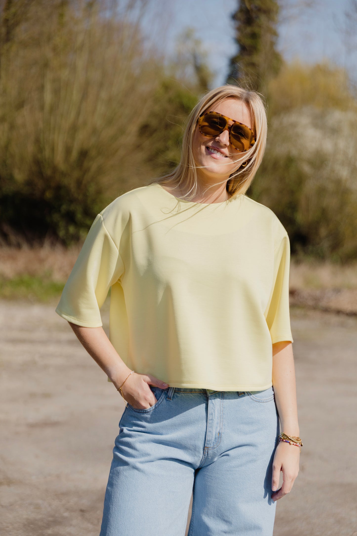 KATE YELLOW TEE