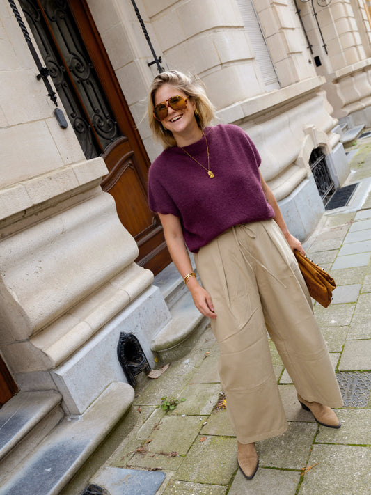 KIKI BALLOON TROUSERS BEIGE